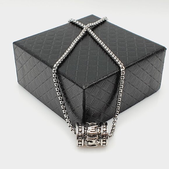 ❤️Six-character mantra rotatable beads necklace, N90201P111 - Picture 8 of 9